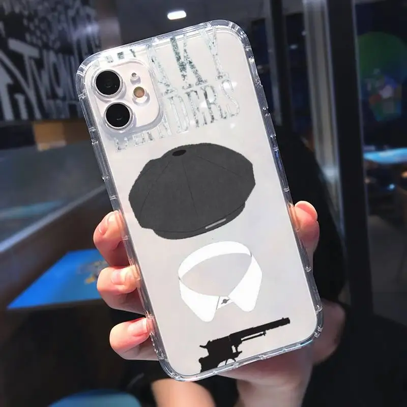 

Peaky Blinders Thomas Phone Case Transparent for iPhone 11 12 mini pro XS MAX 8 7 6 6S Plus X 5S SE 2020 XR