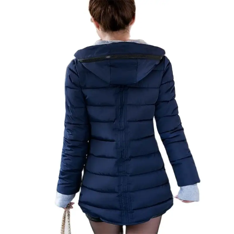 Женский пуховик большого размера на осень и зиму высококачественные парки
