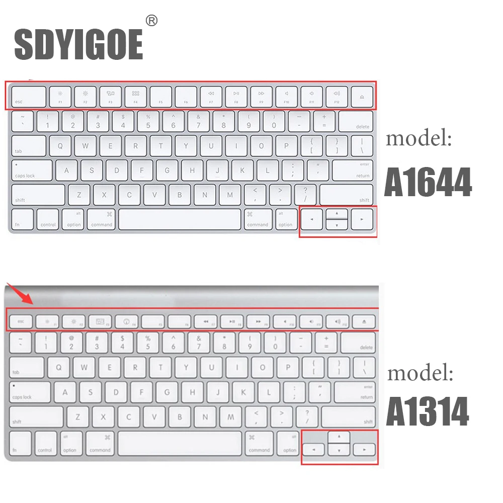 Силиконовый защитный чехол для клавиатуры настольный ПК Для imac ЕС США Apple Bluetooth