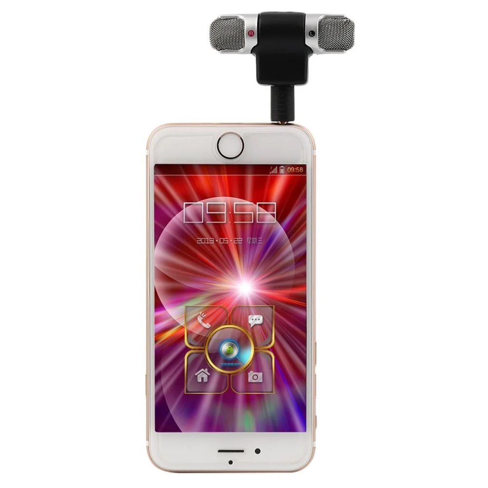 

3.5mm Jack Microphone Stereo Mic For Recording Mobile Phone Studio Interview Microphone For Smartphone