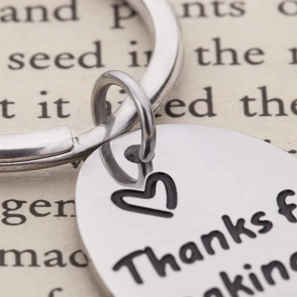 Благодарим Вас за подарок для учителя брелок кольца Выпускной женщин и мужчин