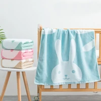 cartoon rabbit bath towel strong absorption bathrobe head wrap quick dry facetowel household hand towel set for bathroom