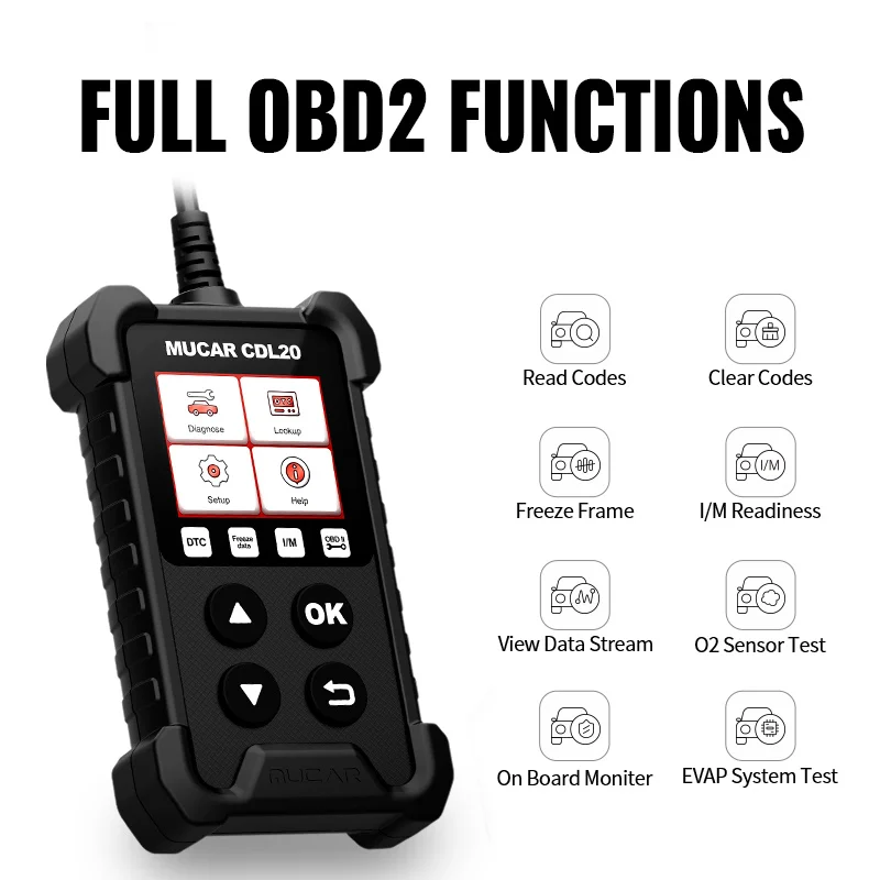 THINKCAR MUCAR CDL20 профессиональные диагностические инструменты Obd2 obd 2 анализатор