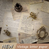 imitating ancient handwritten letters vintage letter paper for jewelry photography backdrops photo shooting background diy props