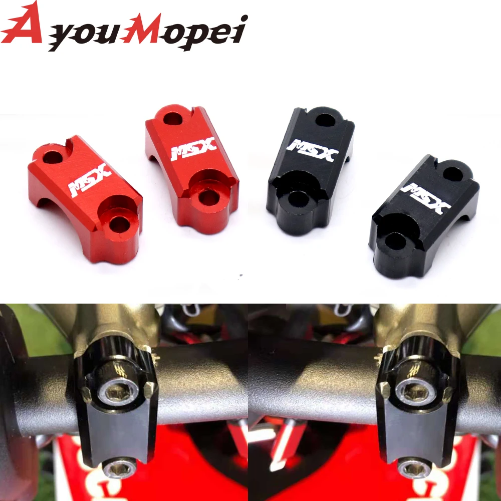 

Brake Clutch Master Cylinder Bar Clamp Cover For HONDA MSX 125 Grom 2013-2022 MSX125/SF 15 16 2019 2021 Motorcycle MSX Logo