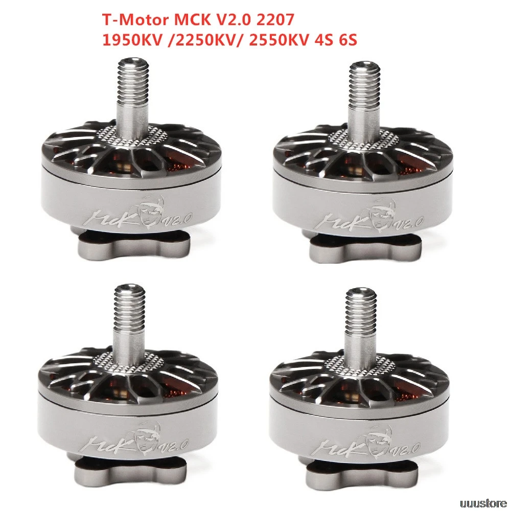 T-Motor MCK V2.0 2207 1950KV 2250KV 2550KV 4S 6S бесщеточный двигатель FPV для радиоуправляемого дрона
