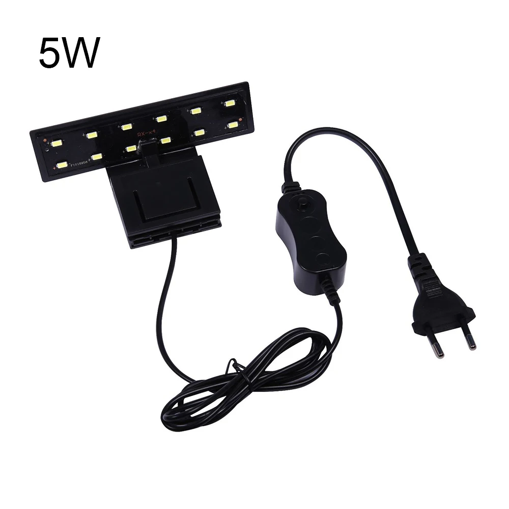 5 Вт Светодиодный светильник высокого Декор Яркость гибкий зажим лампы аквариума