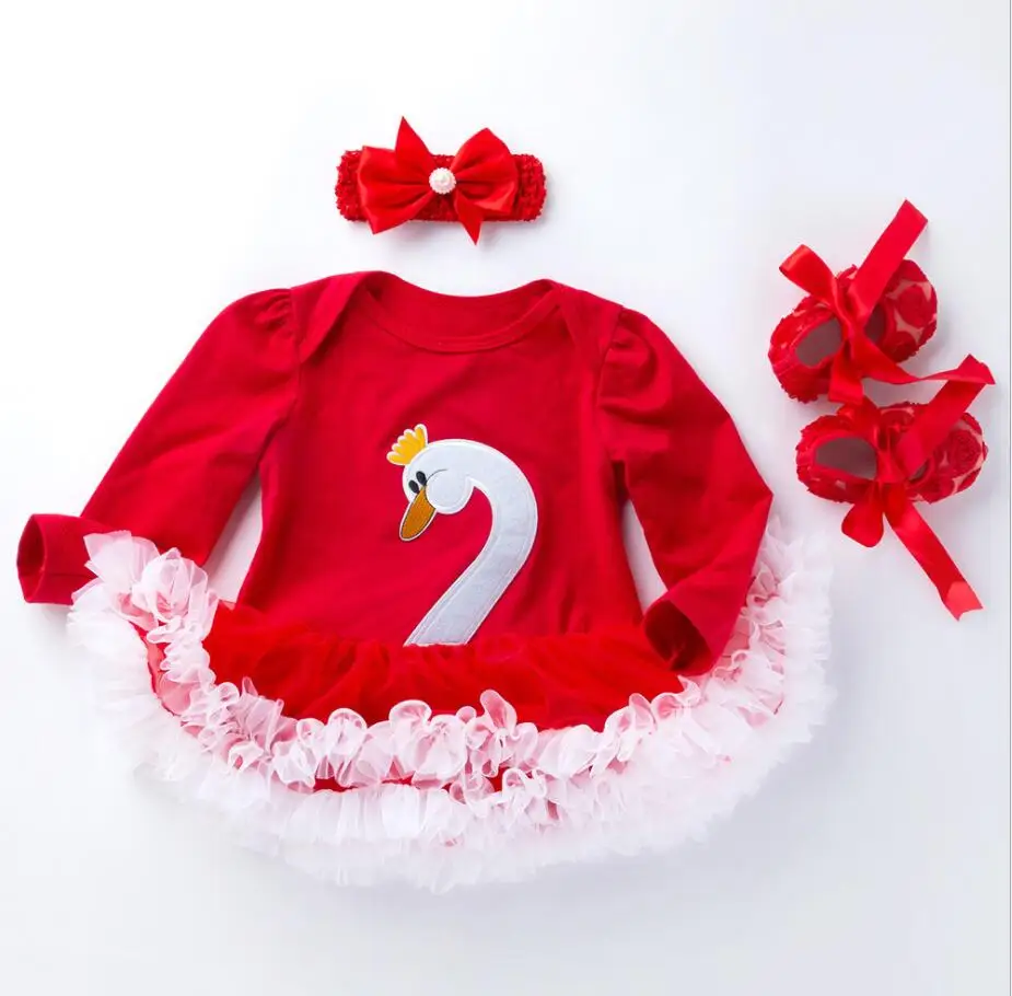 Комплект из 3 предметов, платье-пачка для девочек 1-2 лет на день рождения, нарядное платье-пачка для маленьких девочек, наряд для младенцев, повязка на голову для детей 0-24 месяцев
