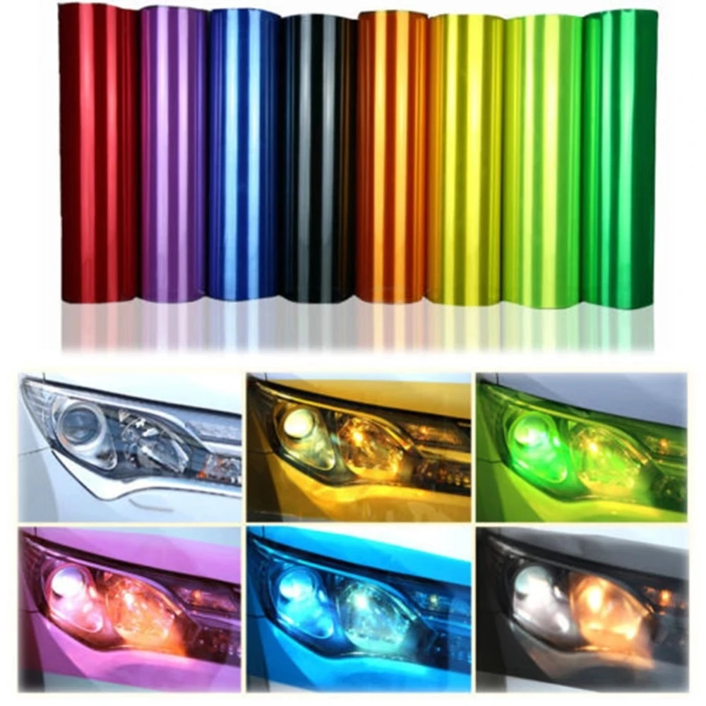 

LOLEDE Car Tint Fashion Headlight Taillight Fog Light Sticker Cover Car Styling for All Cars Traffic Light