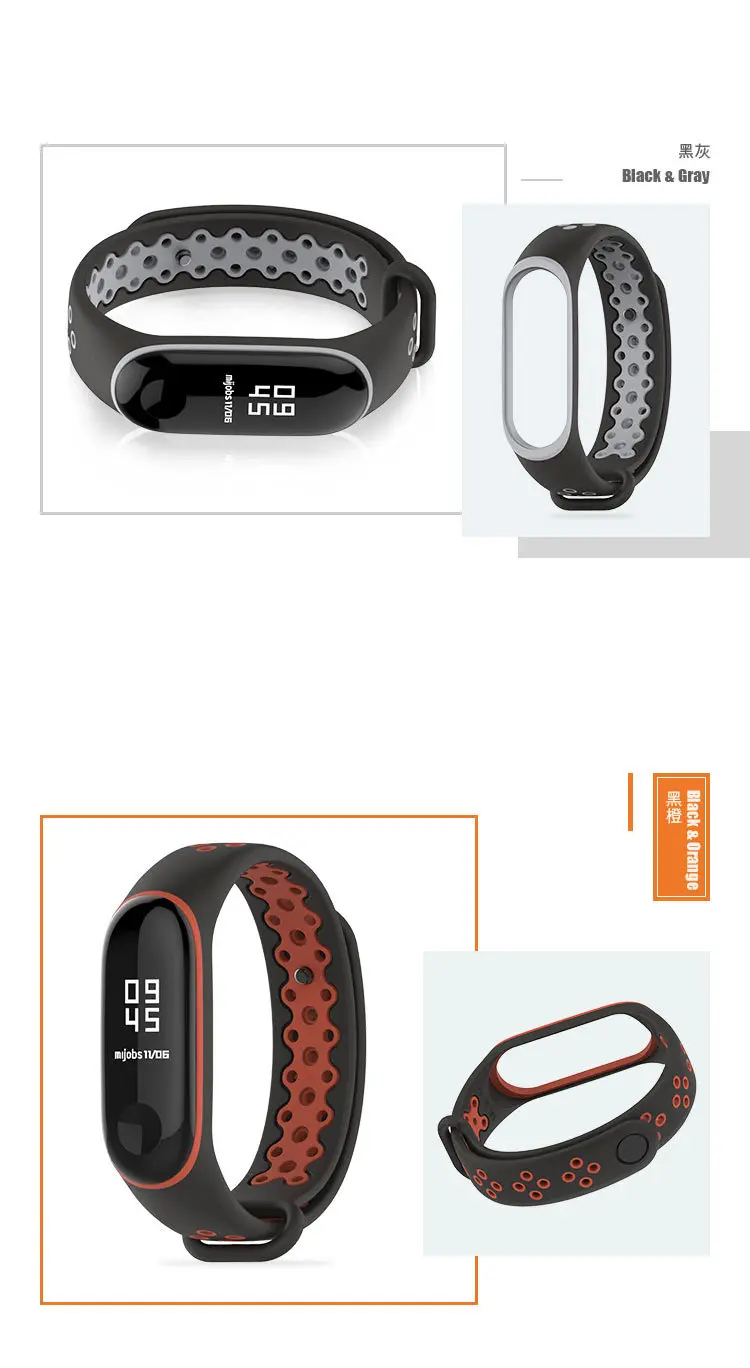 Mi Band 3 4 ремешок Спортивные Силиконовые часы браслет mi Band 3 4 ремешок аксессуары для Xiaomi mi Band 3 4 ремешок Браслет Смарт