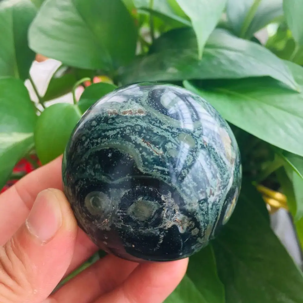 50-55 мм натуральный драгоценный камень сфера малахит хрустальный шар | Дом и сад