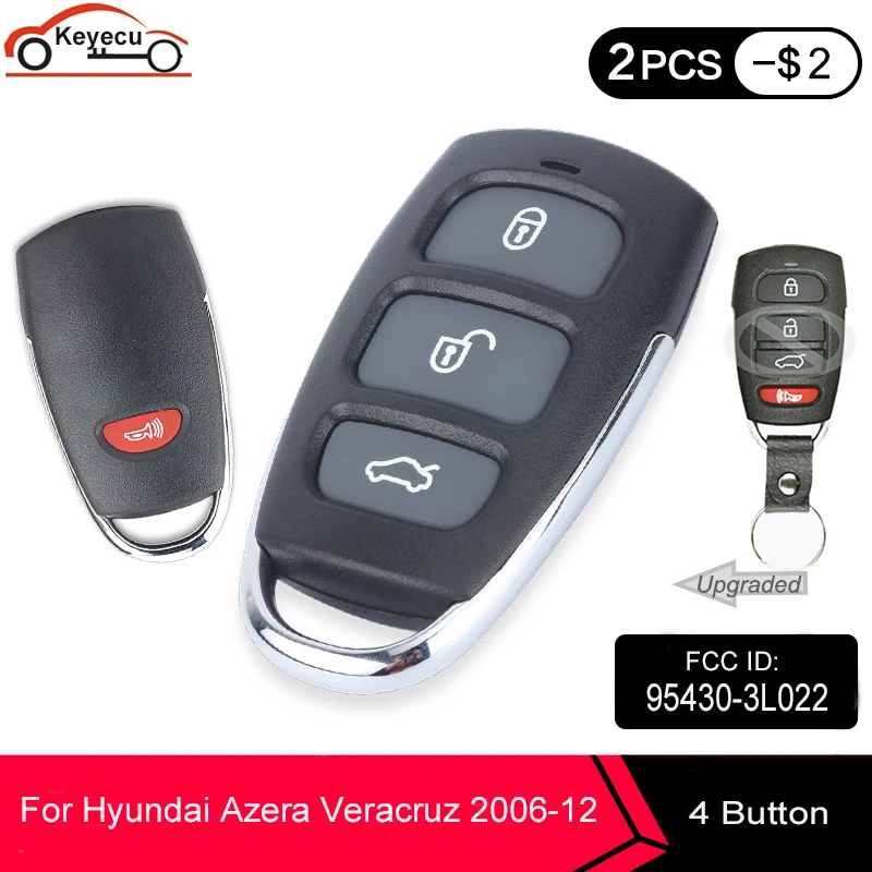 KEYECU БЕСКЛЮЧЕВОЙ вход дистанционный передатчик для Hyundai Azera 2006-2011 Veracruz 2007-2012 SY52NDFNA04