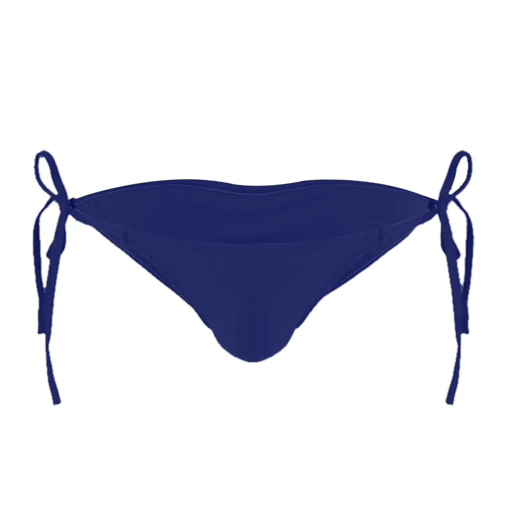 Регулируемый размер мужские трусы на завязках гладкие нижнее белье низкая