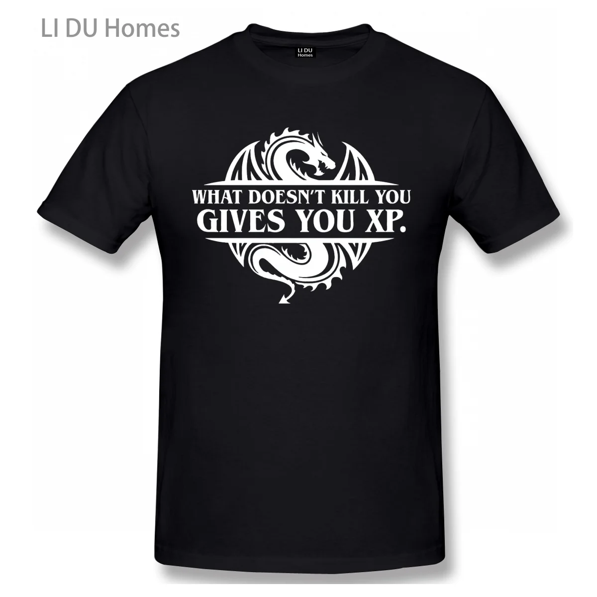 

What Doesn't Kill You Give You XP Tabletop RPG Gaming T Shirt Oversize Cotton Tshirts Short Sleeve Streetwear T-shirts Tee Tops