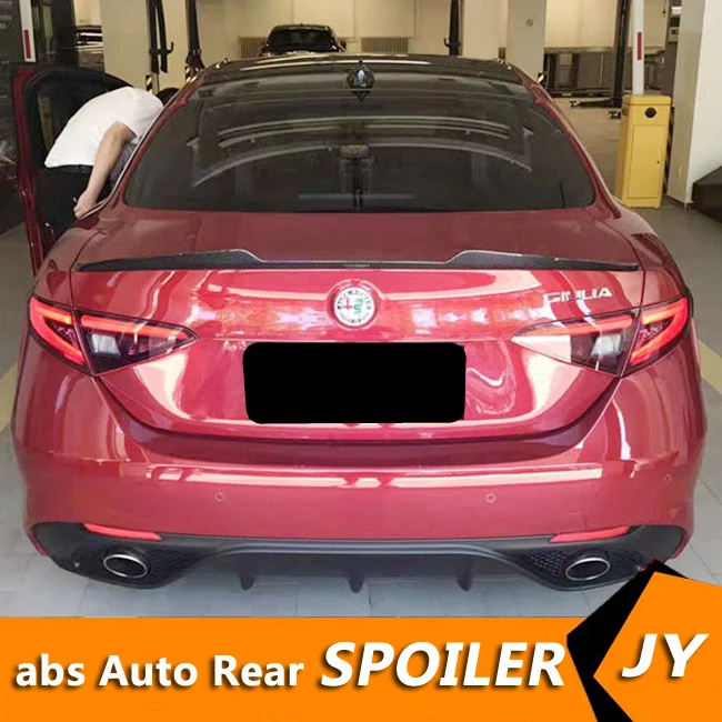 Спойлер для Alfa Romeo Giulia 2015 2018 спойлер высокого качества из углеродного волокна
