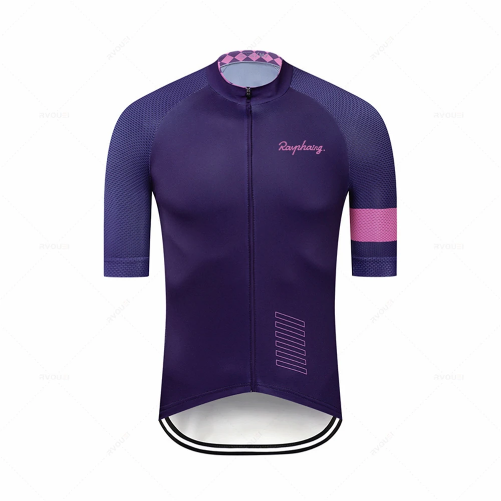 Men's Clothes Wear Better Raphaing Rainbow Team Areo Cycling Jersey Short Sleeve Bicycle Summer MTB Road Bike Shirt | Спорт и