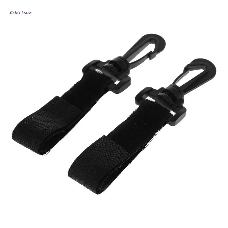 

XX9E 2 Pcs/Set Baby Stroller Hanger Hook Hanging Portable Outdoor Shopping Bag Storage Carriage Cart Hooks Carrier Practical