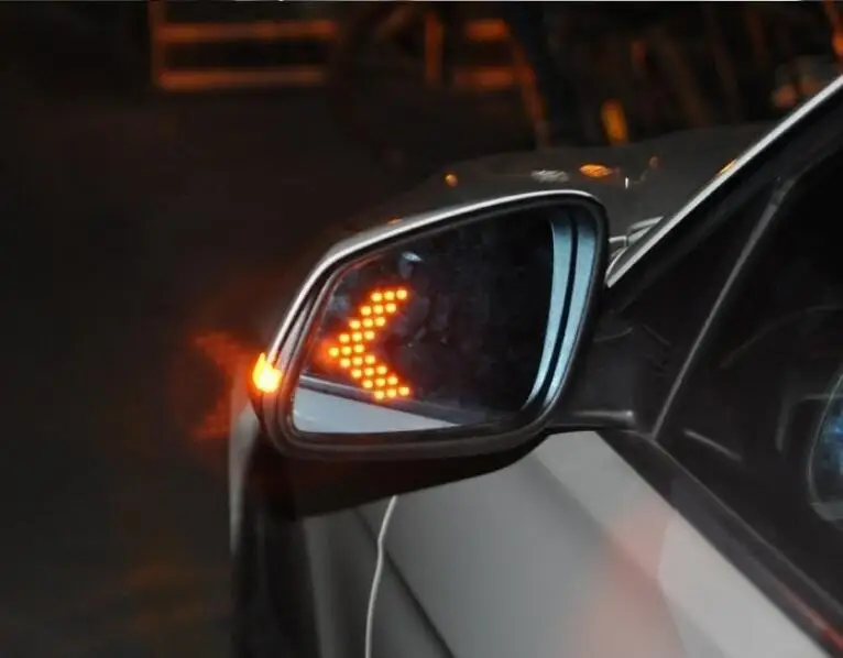 Светодиодный поворотный сигнал с подогревом противоослепительное зеркало
