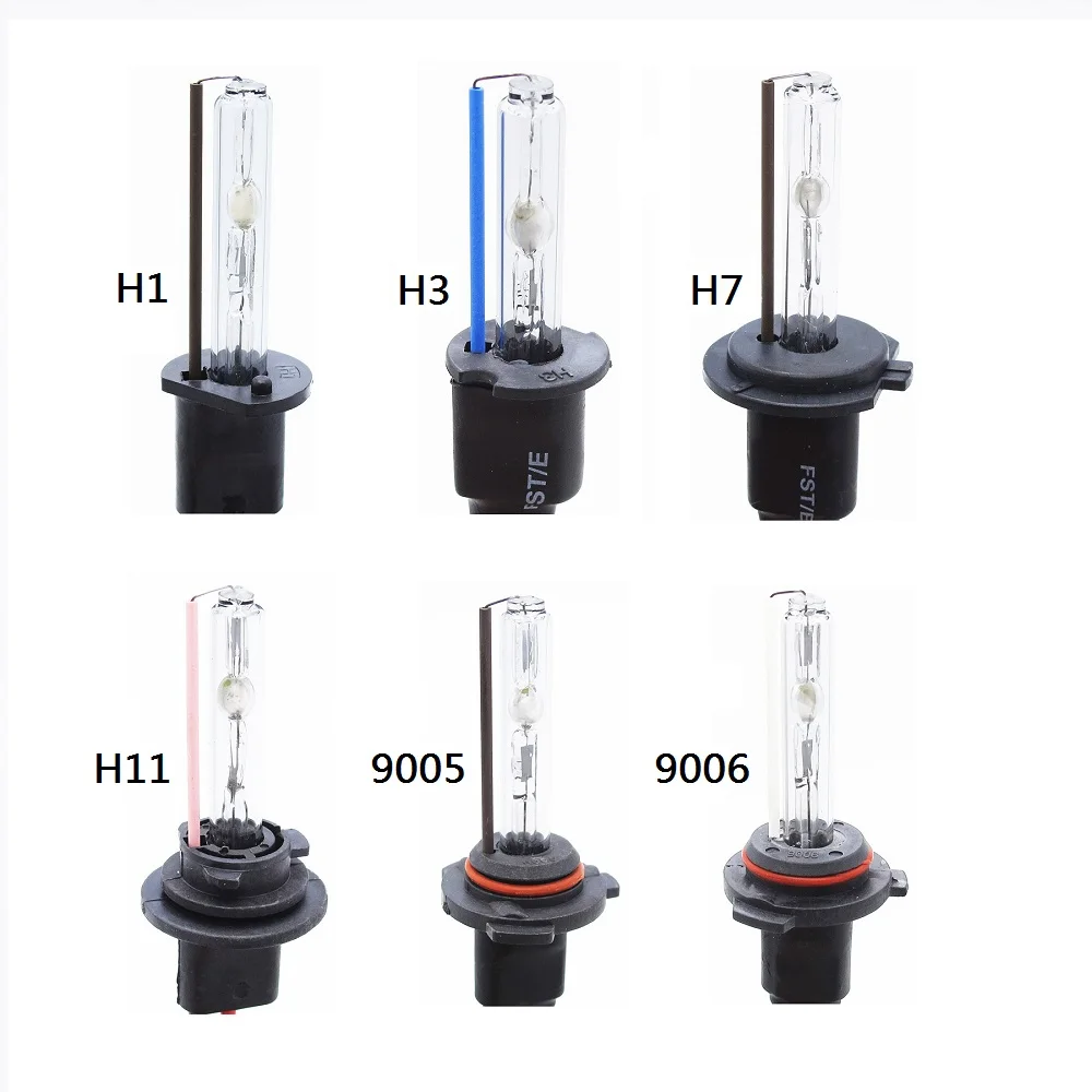 Тонкий балласт A12V DC 35 Вт 55 HID ксеноновая лампа H1 H3 H7 H11 9005 9006 3000K-12000K Семейный