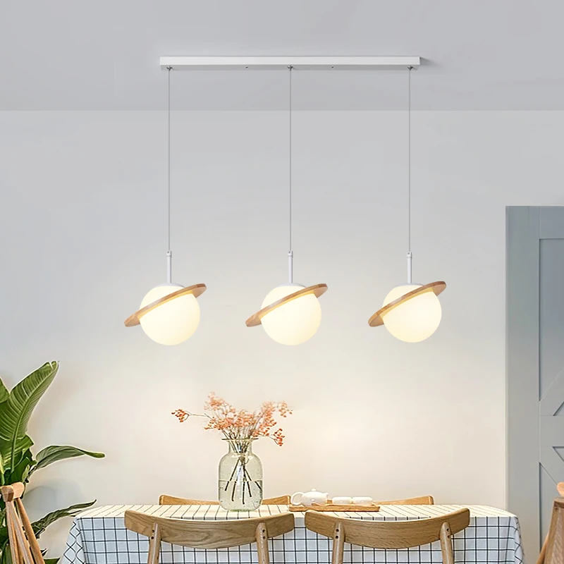 Скандинавская Люстра для ресторана креативная прикроватная лампа спальни бара