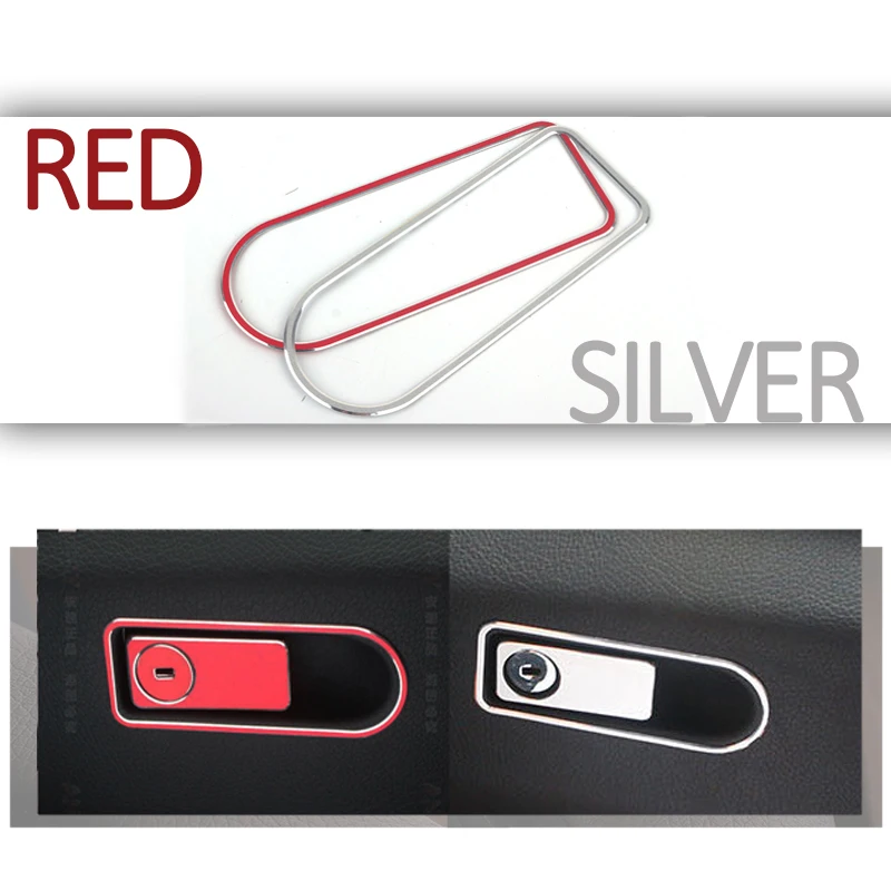 Алюминиевый автомобильный Стайлинг коробка для хранения ключей кольца наклейки