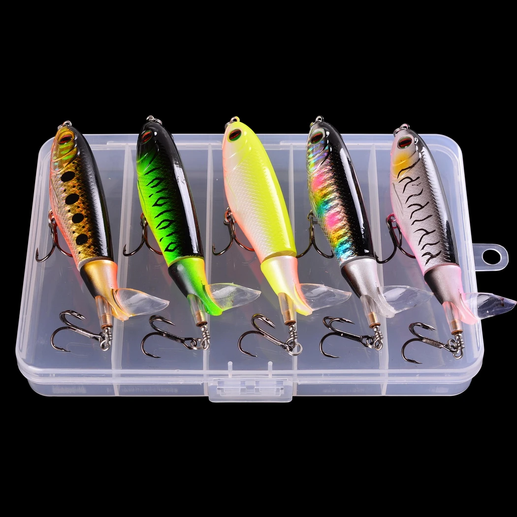 5 шт./кор. Whopper Plopper 10 см плавающая Поппер рыболовные приманки искусственные