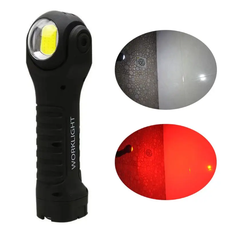 

Outdoor Rechargeable Work Light COB LED Portable Magnetic Flashlight Inspection
