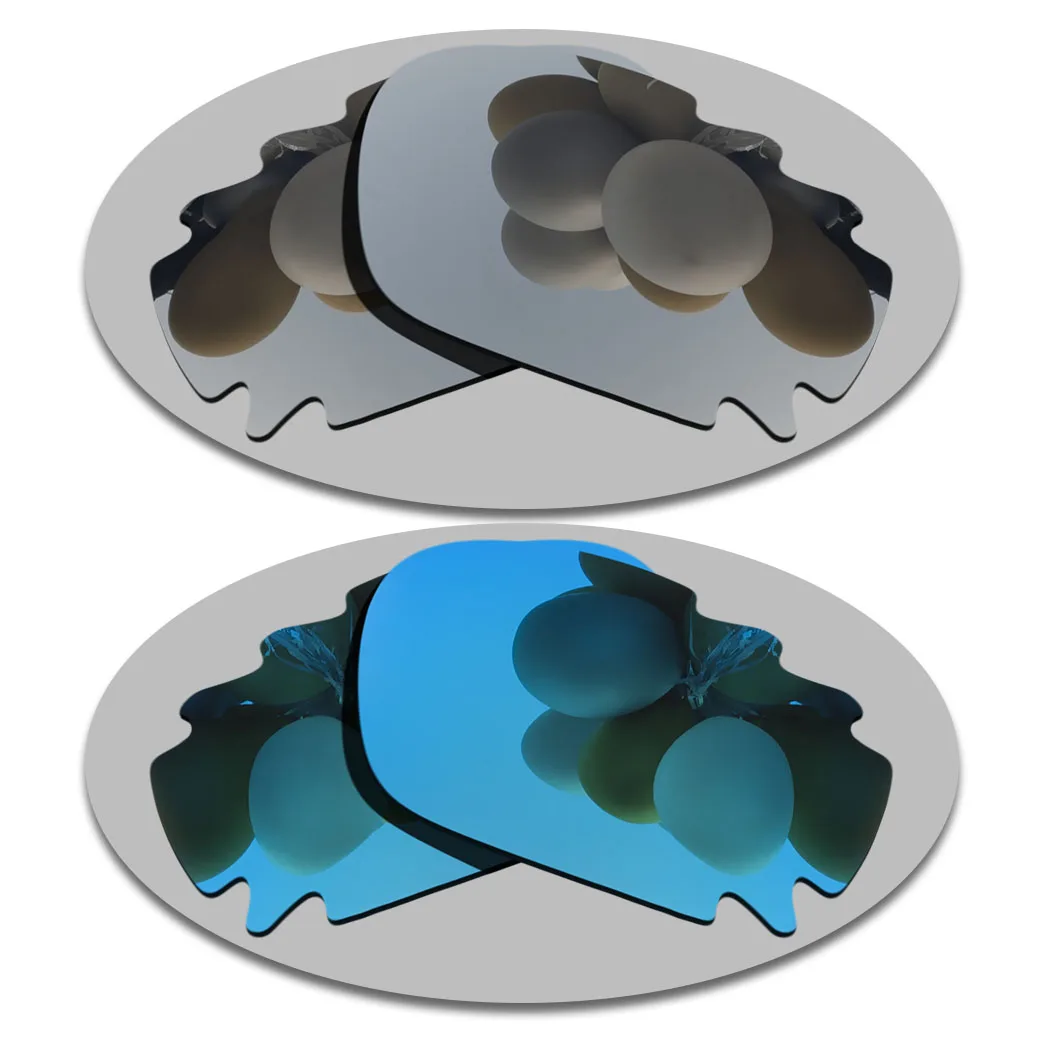

Сменные поляризованные зеркальные линзы голубого и серебристого цвета для оправы с вентиляционными отверстиями Jawbone 100% UVA & UVB