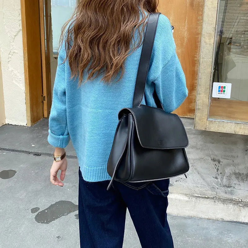 

Women's Fashion Trend Shoulder Crossbody Bags Female Large Capacity Flap Messenger Bags Casual Soild Color Handbags Travel Bags