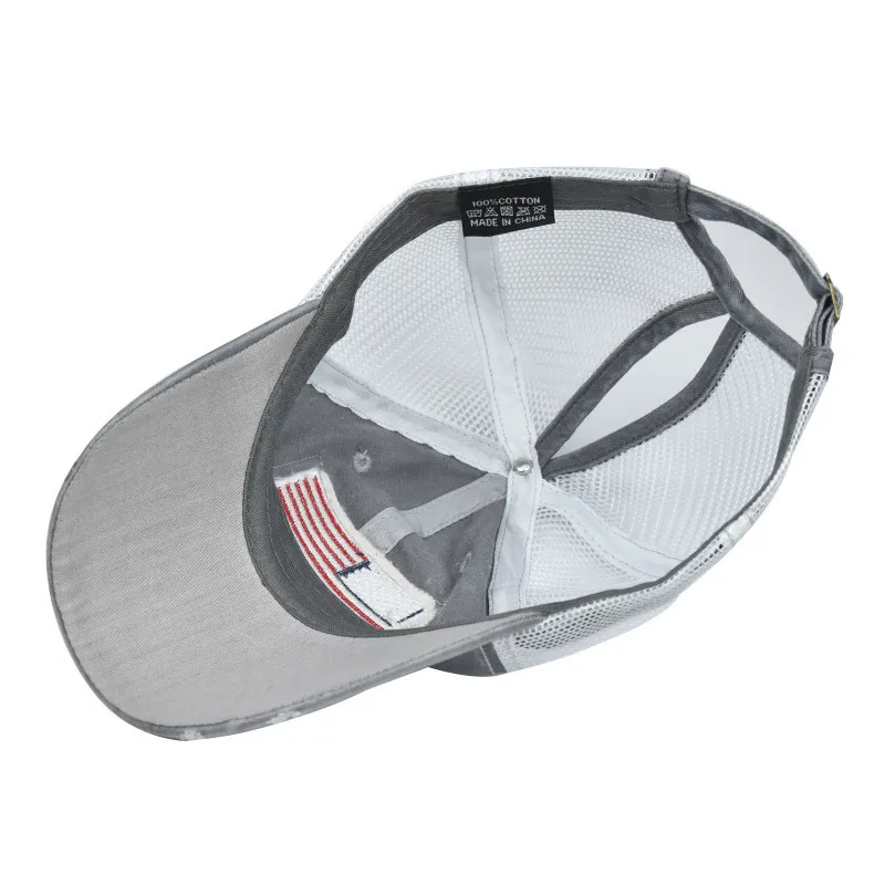 

New Brand American Flag Snapback Cotton Baseball Cap Men Women Hip Hop Dad Mesh Hat Adjustable cool Trucker Hat Dropshipping