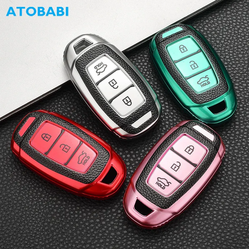 ТПУ ключи чехол смарт протектор для пульта дистанционного управления Hyundai 2018 IX35