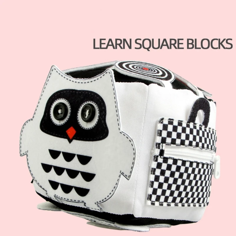 

L21F Montessori Educational Toy Cube for Baby Grabbing Sensory Brain Developmental