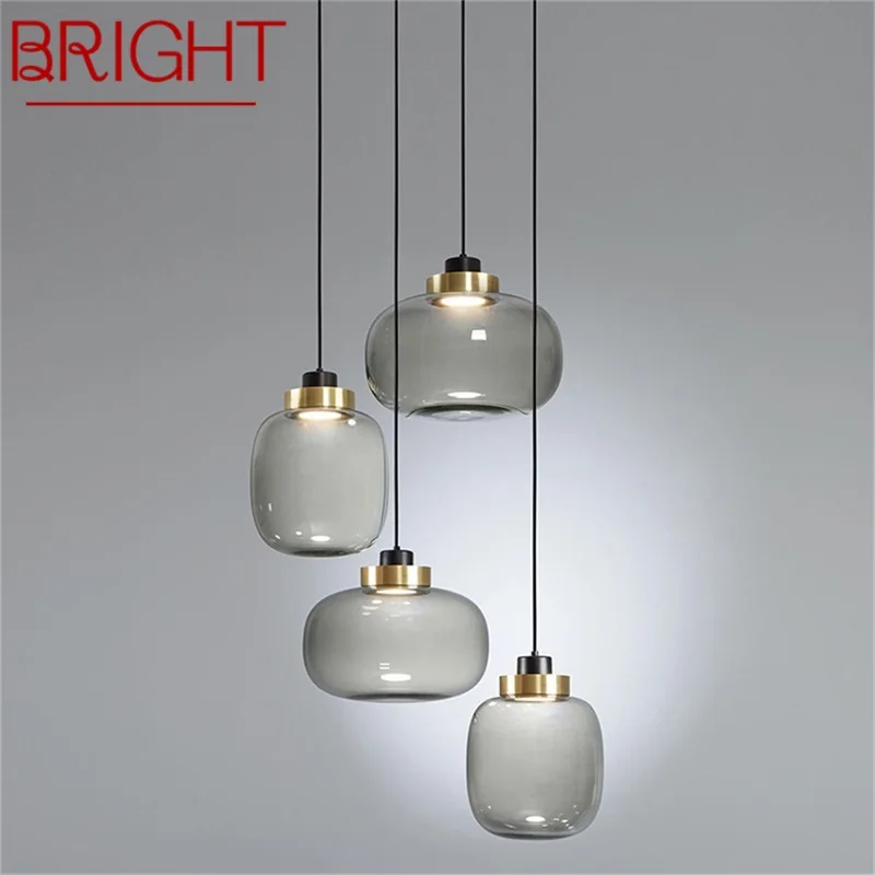 

BRIGHT Nordic Pendant Light Modern Simple LED Lamps Fixtures For Home Decorative Dining Room