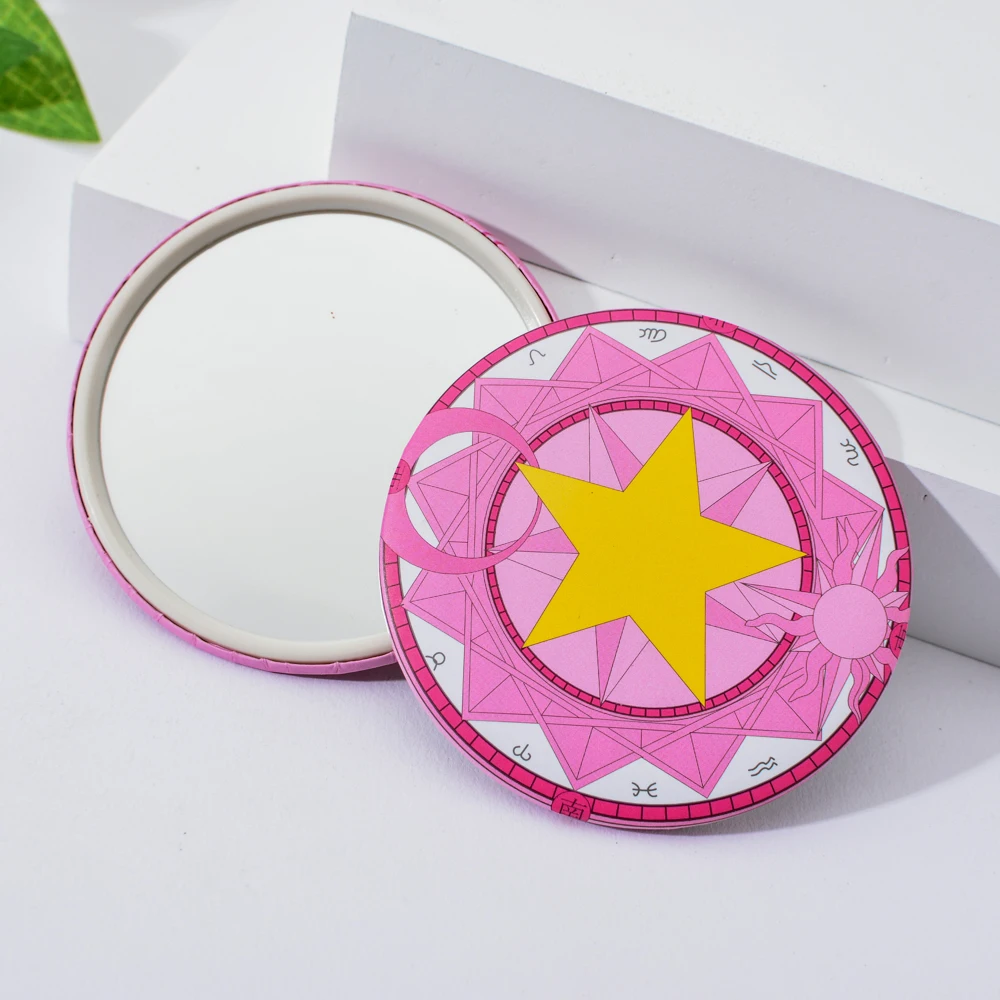 Vicney Новый Портативный Женский Карманный круглый милый мультяшный узор Розовый