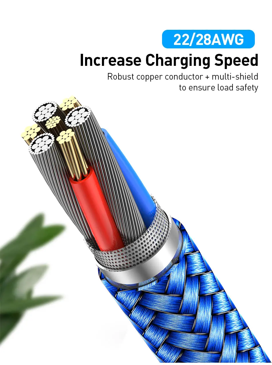 USLION 3A usb type C кабель для samsung S10 S9 S8 Быстрая зарядка type-C Телефон зарядный провод USB C кабель для Xiaomi mi9 Redmi note 7