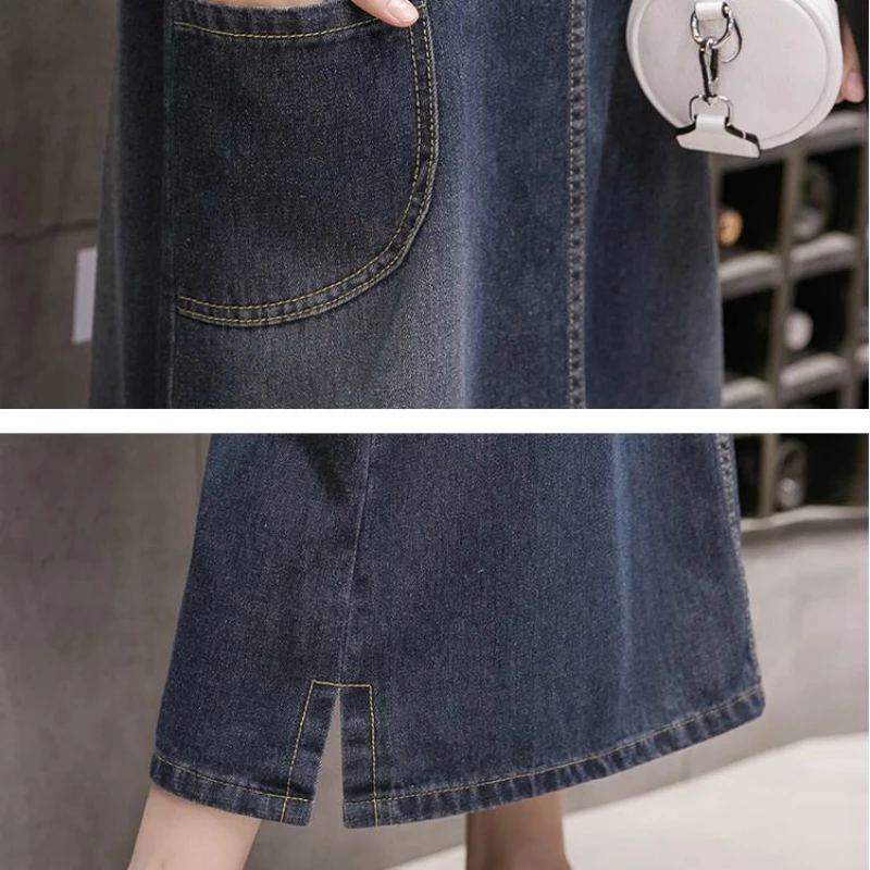 Джинсовое платье джинсовое свободного покроя на бретелях джинсовый сарафан с