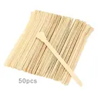 Деревянные палочки для воска 50 шт., одноразовые бамбуковые палочки для снятия волос с тела и кожи