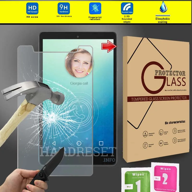KK & LL для Alcatel OneTouch PIXI 3 8 0 дюймов планшет закаленное стекло защита экрана 9 H