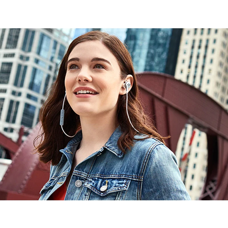 Беспроводные спортивные Bluetooth наушники JBL V110BT с эффектом эхоподавления и