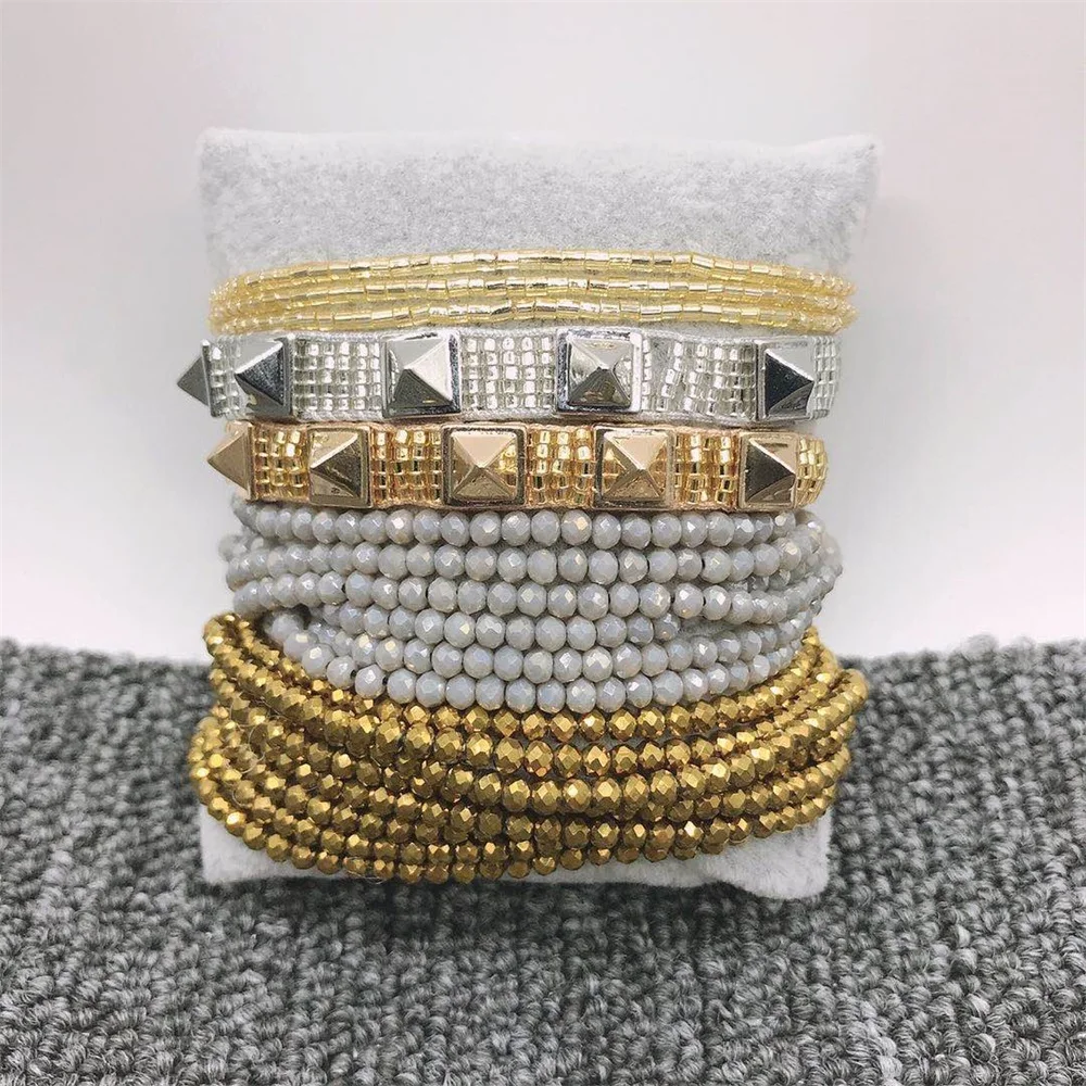 Фото ZHONGVI 2021 мужские браслеты панк Миюки браслет для женщин Pulseras Mujer Новая мода браслет ювелирные изделия ручной работы подарок для девушки оптов... №1