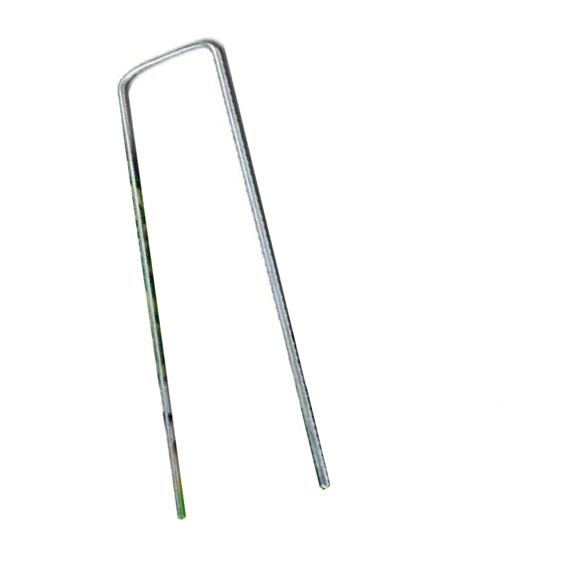 

50 Pcs U-Shaped Gardening Nail Lawn Fixer Artificial Grass Ground Pegs Metal Netting Garden Pipes,Weeds Fabric Artificial Grass