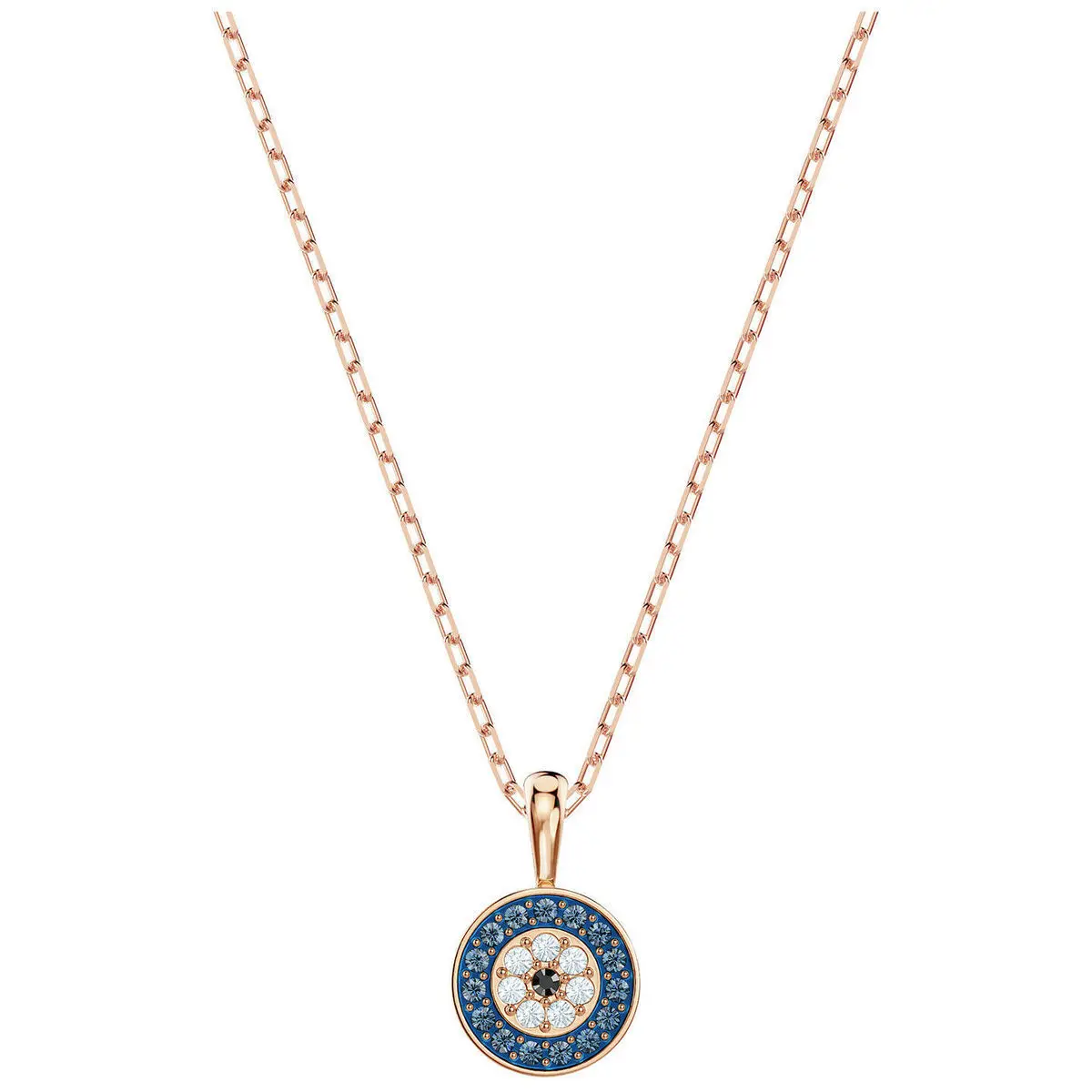 

SWA High Quality Blue Colorful Design Charm Shining Eyes Necklace Charming Fashion Jewelry