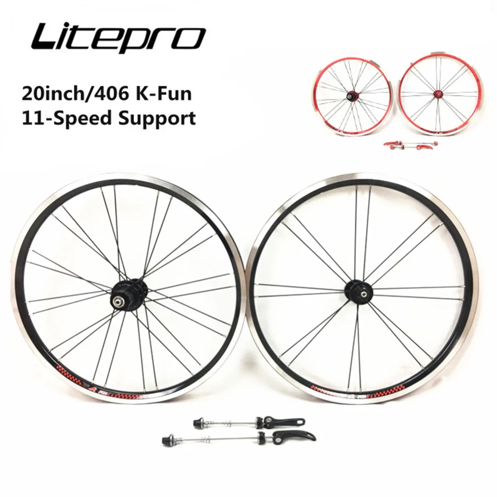 Litepro k веселые складной велосипед 20 дюймов 406 V тормозные диски четыре герметичные