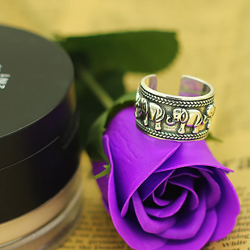 Новое поступление женское модное 925 пробы Серебряное винтажное панк тайское