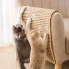Коврик для Когтеточка для кошек, сизальные коврики для стула, дивана, защита мебели, Когтеточка для кошек, шлифовальные когти, скребок для кошек, игрушка для кошек