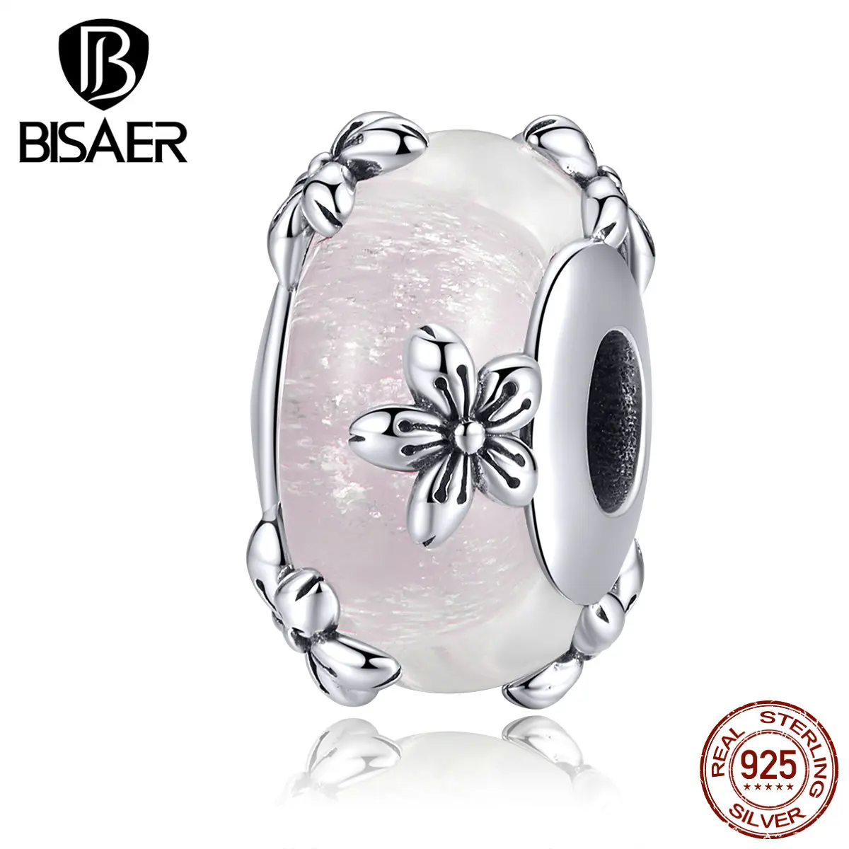 Стеклянные бусины яркий цвет Серебряный цветок маргаритки европейские