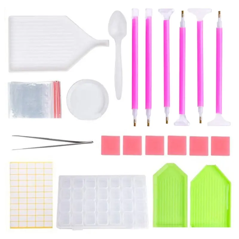 

Аксессуары для алмазной живописи инструменты для вышивки картин со стразами 20pcs 5D