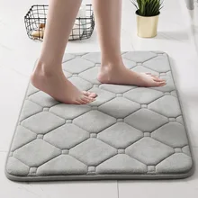 Modern Plaid Design Anti-Slip Bathroom Mat Decorative High Absorbent Bath Carpet Multifunctional Shower Hallway Room Rug Doormat Modern Plaid Design Anti-Slip Bathroom Mat Decorative High Absorbent Bath Carpet Multifunctional Shower Hallway Room Rug Doormat