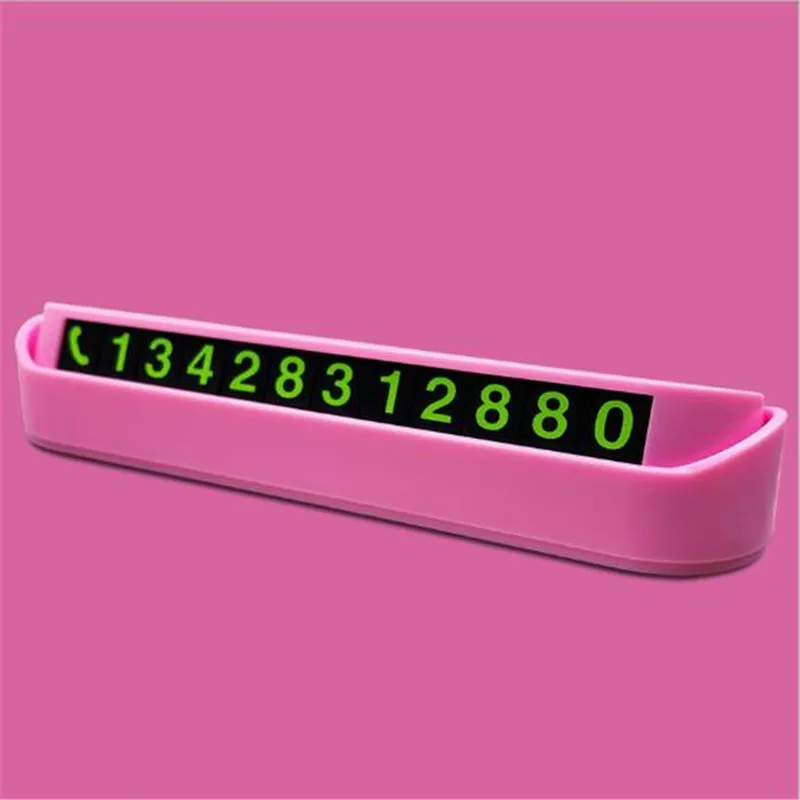 【New】1PC автомобильный Стайлинг Временная парковочная карта телефонная карточка