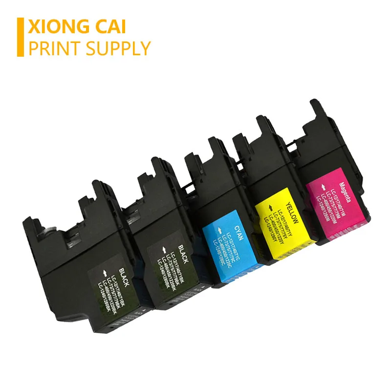 Картриджи совместимые 5 шт. для принтеров Brother MFC J6510DW J6710 J6910DW LC12 LC40 LC71 LC73 LC75 LC400 LC1220